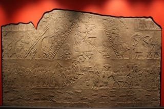 Grabado babilónico, para representar la historia de la numerología